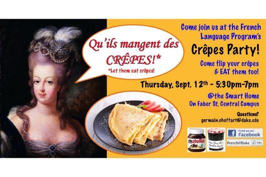 Crepe Party Flyer